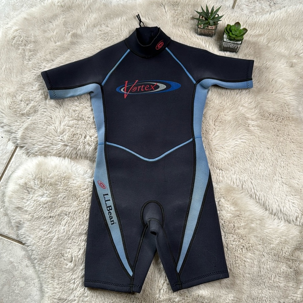 LL Bean Wetsuit Wet Suit Vortex Kids Blue